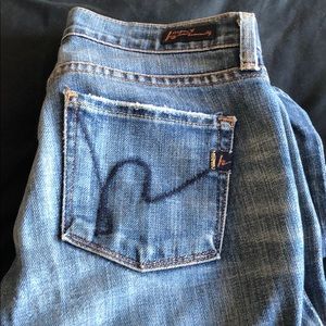 Citizens Low waist cropped Kelly stretch